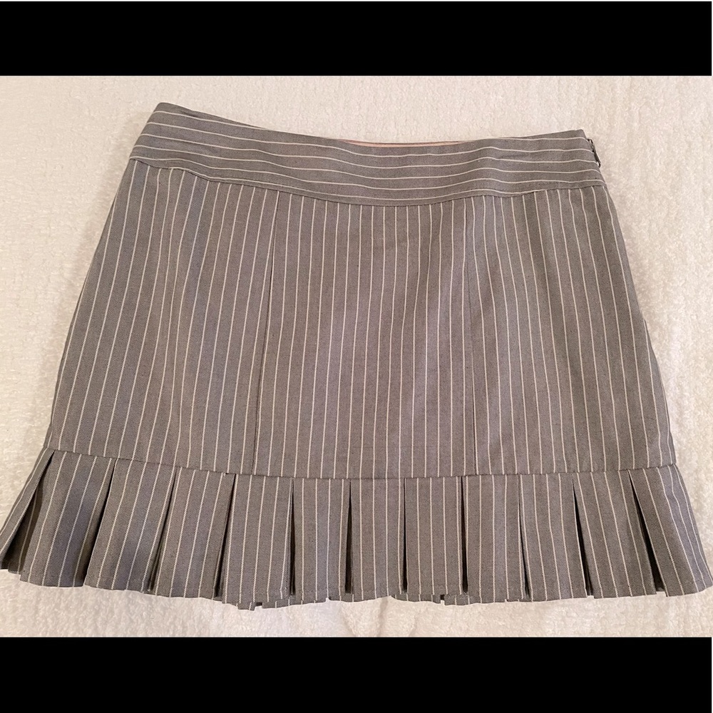 Nanette Lepore Mini Skirt with pleated hem